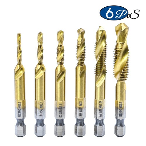 Metric Thread Tap Drill Bits Set 