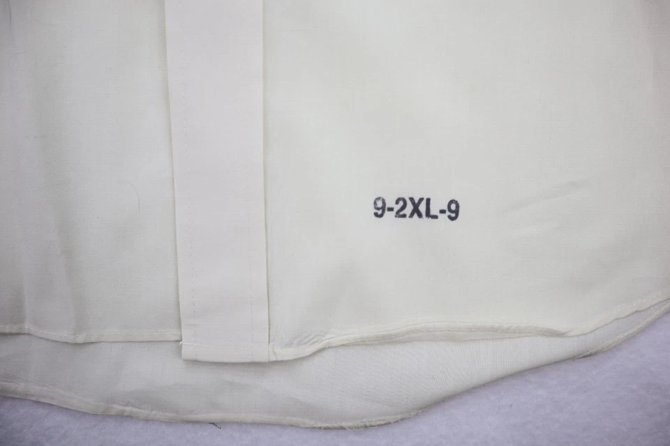 Camisa Esmoquin Chaplin Para Hombre Talla 2XL 38/39 Marfil Crema Plisada Formal Foto 3 de 4