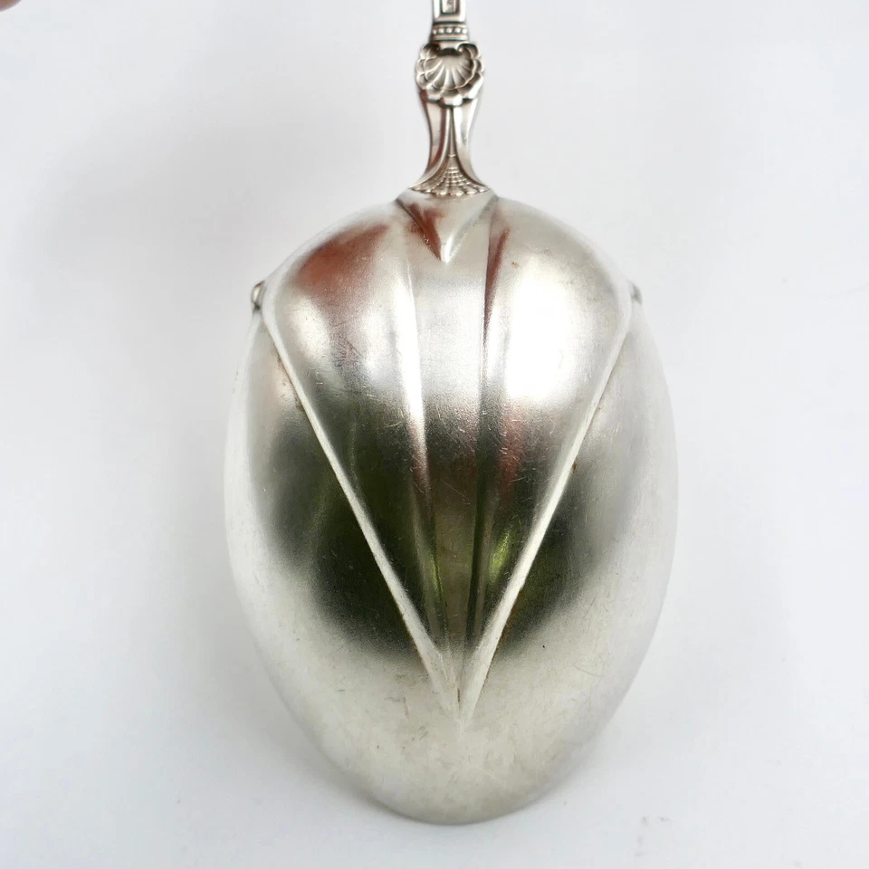 Gorham Princess Louise Diseño Cuenco Cazuela Cuchara 9.5" Plateado 1881 Antiguo Foto 4 de 4