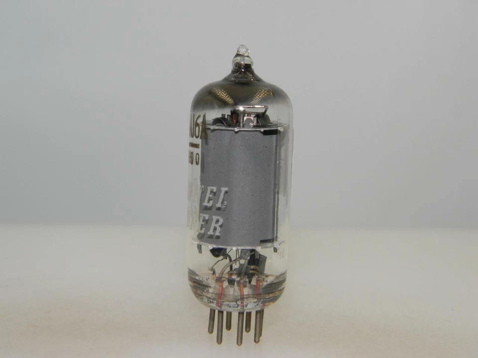 Channel Master Japan 6AU6A NOS NIB 3800gm Grey Plate Top D Get Serious Tube O973 - Image 3 of 4