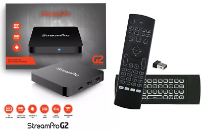 2021 Buzz TV StreamPro G2 |  2GB RAM |16GB With Mx3 Remote