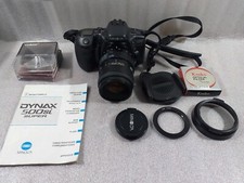 Minolta Dynax 500si Super + Objectif AF ZOOM 28-85mm 1:3.5(22)-4.5 + Accessoires