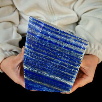 5.39LB TOP natural Lapis lazuli quartz Raw stone ornament crystal healing