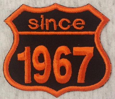PABA Patch Aufnäher Jahreszahl since 1967 Biker Hot Rod Custom