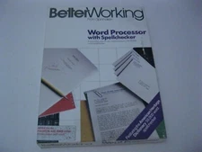 Better Working Word Processor Apple IIe complete Spinnaker