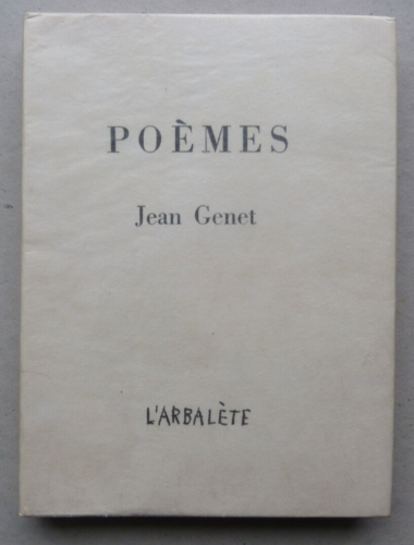 JEAN GENET  POEMES L'ARBALETE  deuxième édition 1962 1/25 japon - Photo 1/3
