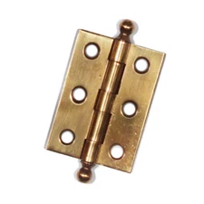 New Old Stock Antique Bronze Cabinet Hinges by Norwalk, 8 Available, NHP270