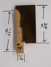 Shaper / Molder Custom Corrugated Back / CB Knives For 1 1/16" x 4 1/4"+- Casing