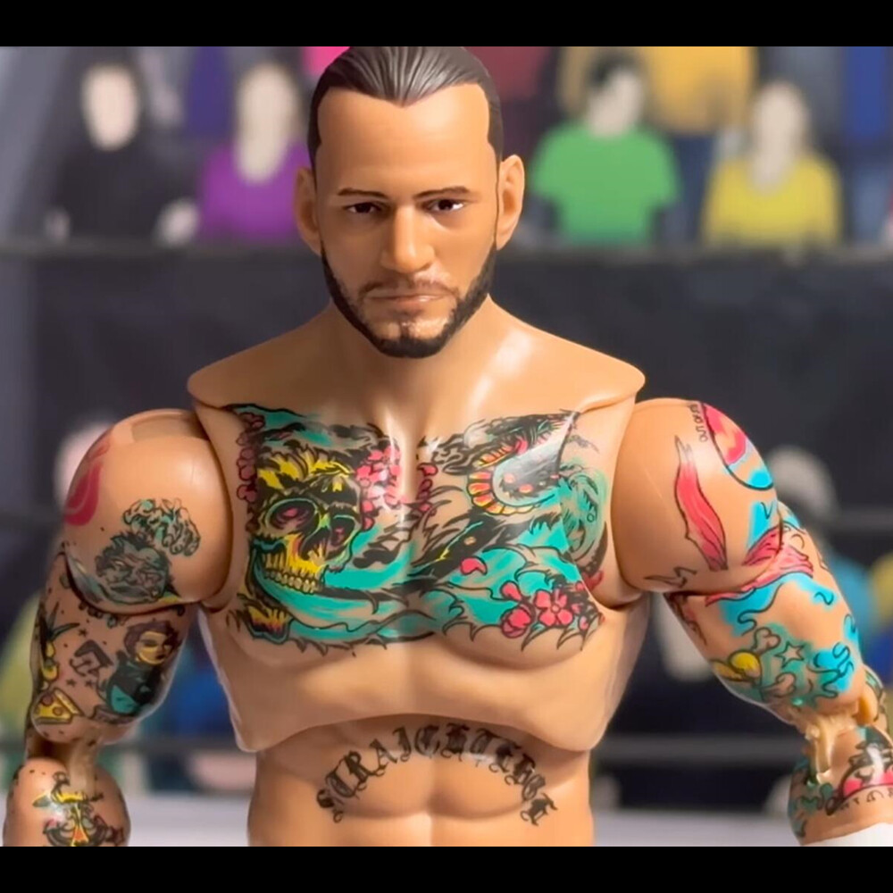 AEW Supreme Walmart Exclusive CM Punk Elite Wrestling Action Figures