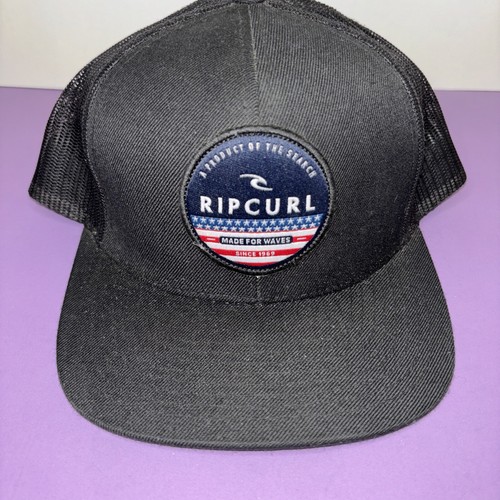 Ripcurl Adjustable Snap Back Ballcap Hat Trucker Mesh Surf Waves Rip Curl Search