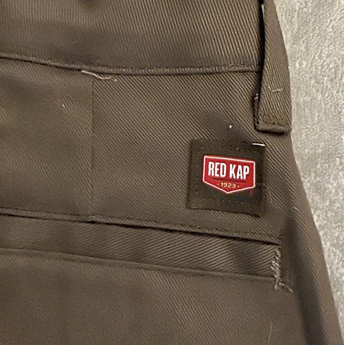 RED KAP BROWN WORK PANTS SZ 38 FREE SHIPN 📦 l👁️👁️k - Picture 15 of 17