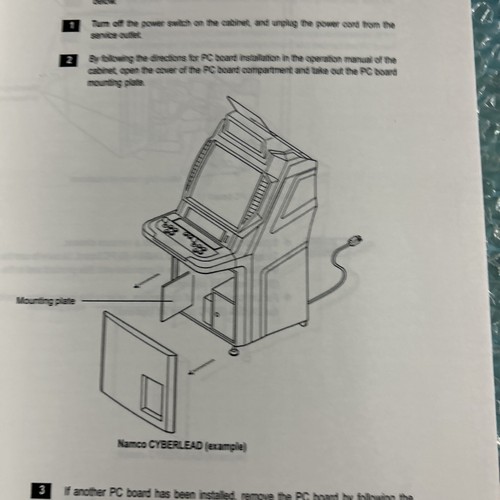 Original tekken 4 kit namco Cyberlead Cabinet Arcade VIDEO GAME owners manual - Picture 2 of 6