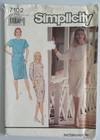 SIMPLICITY #7102 MISS SIZES 14-16-18-20-22 Knee Length Slim DRESS PATTERN UNCUT — photo 1
