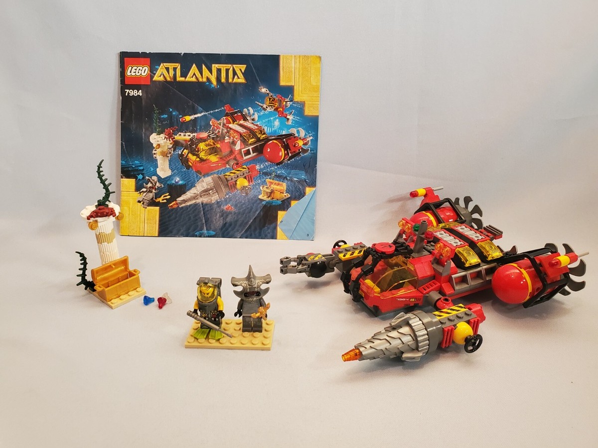 LEGO Atlantis #7984 Deep Sea Raider - Complete, 2 Figs, Instructs