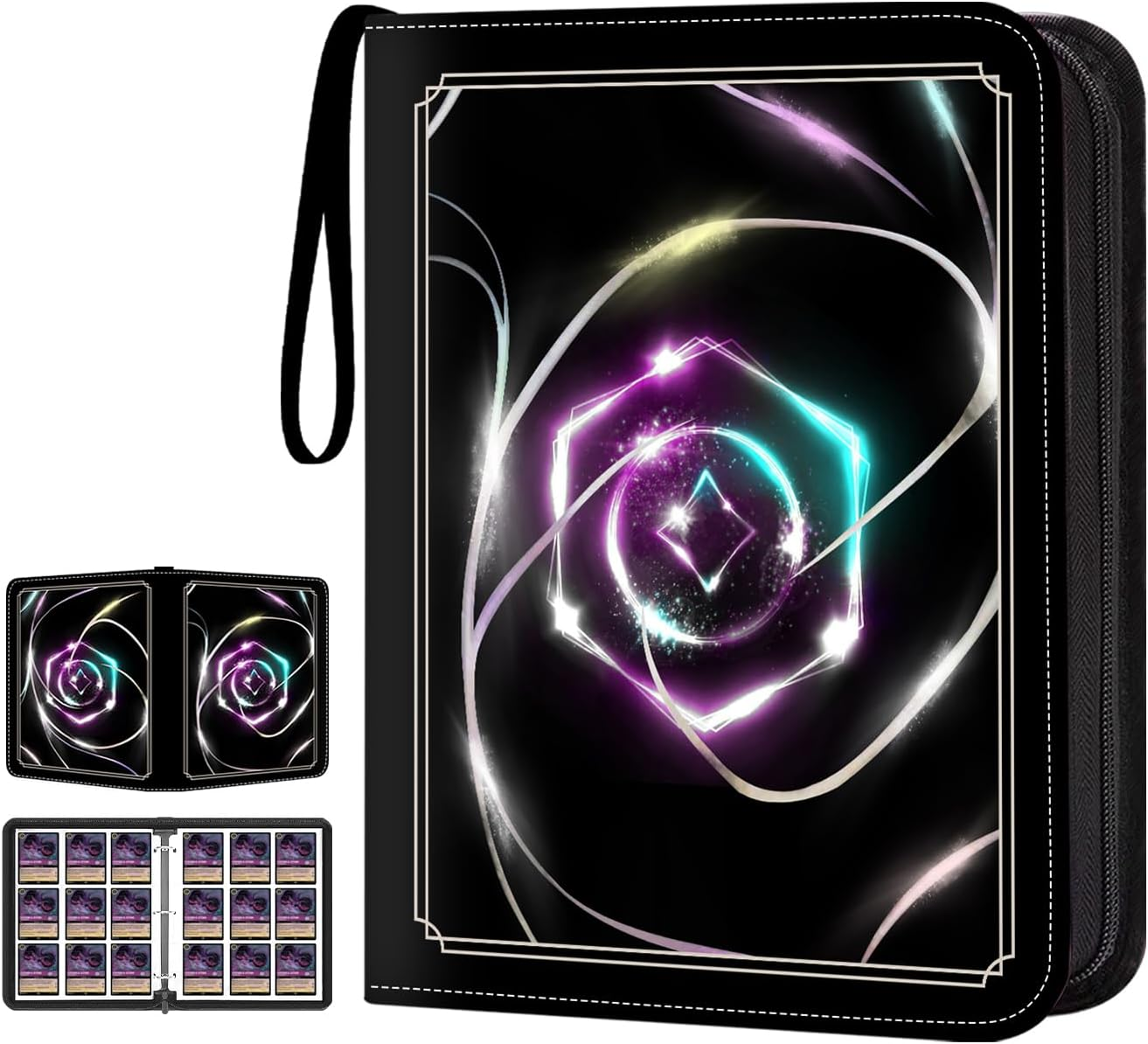 Card Binder for Lorcana Cards, Premium 9 Pocket Trading Card Album Fits 900 Card