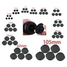 5PCS 25-105mm Snap on Front Cap For Nikon Fuji Olympus Sony Lens DSLR SLR Camera