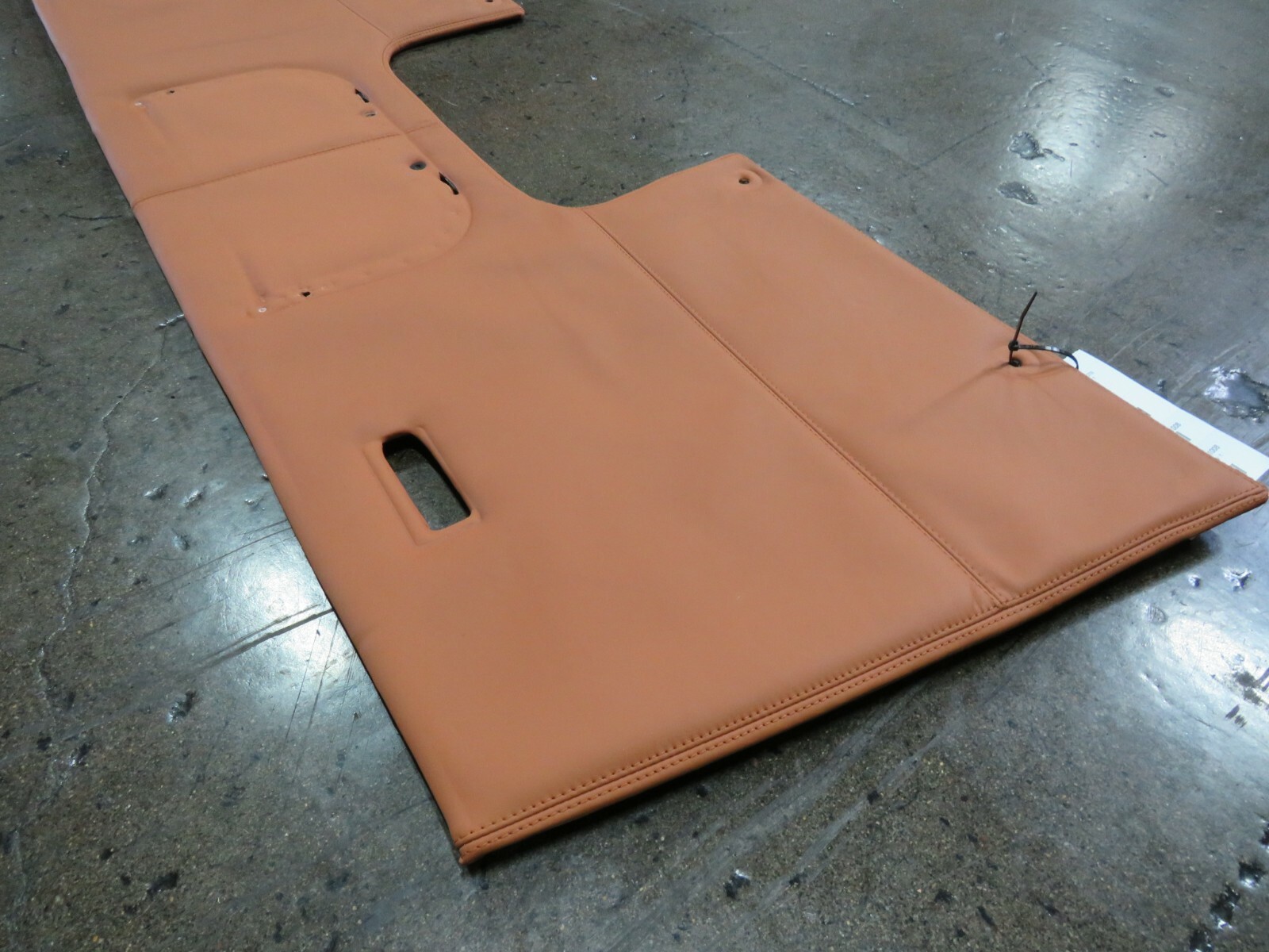 Ferrari 599 GTB, Rear Wall Trim Panel, Leather, Tan, Used, P/N 69952900