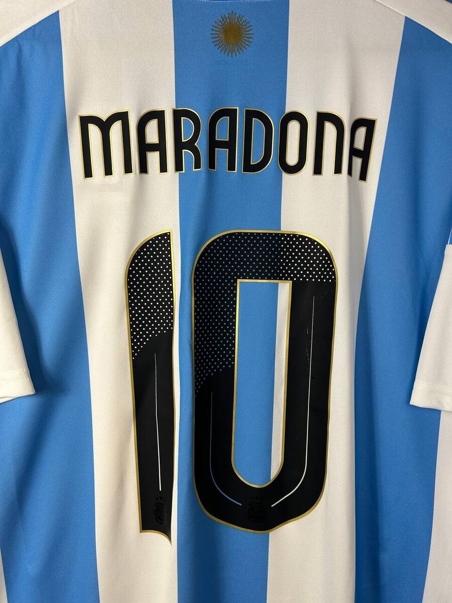 Maradona Argentina Jersey Memory Home Football Shirt 2024 Maradona Argentina Jersey Memory Home Football Shirt 2024