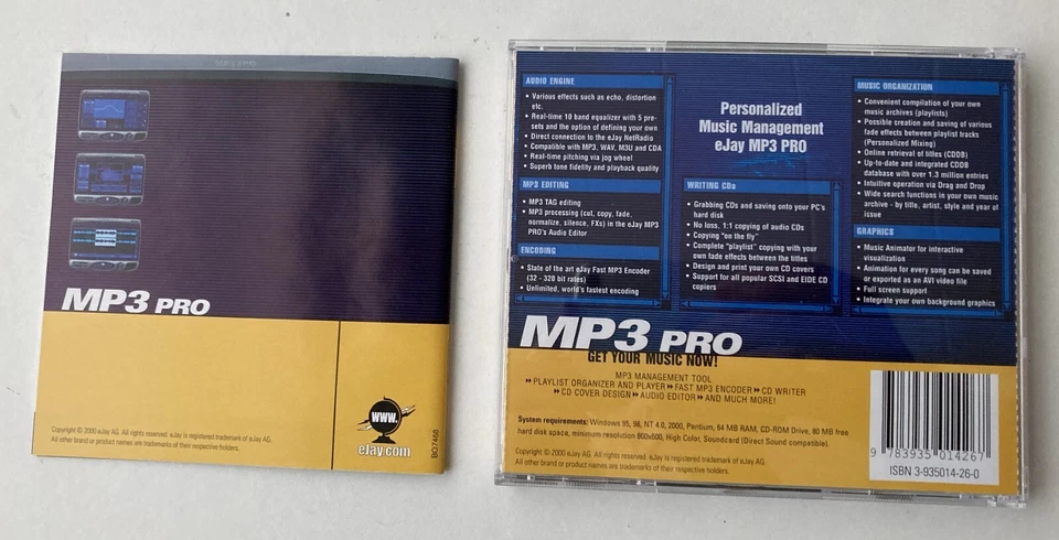 eJay MP3 Pro - MP3 Management Tool - Playlist Organiser and Player - MP3 Encoder - Image 3 of 3