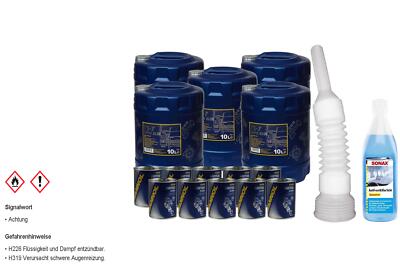 50L MANNOL TS-7 UHPD Blue 10W-40 API CJ-4 Motoröl synthetisch  Additiv Schlauch