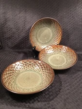 (3) Home Essentials Reactive Trellis Soup Bowls 7.5” MINT