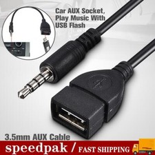 ^3.5mm Male Audio AUX Jack to USB 2.0 Type A Female U3T L7O7 A2Q9 Converter G