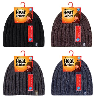 Heat Holders - Herren Thermo Fleece Winter Warme Mütze 3,4 tog für kaltes Wetter