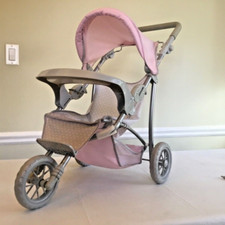 Pottery Barn Polka Dot Doll Jogging Stroller, used, in very good condition