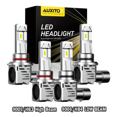Combo 9005 9006 LED Headlight Bulbs High Low Beam Light Bulbs 6500K Cool White D