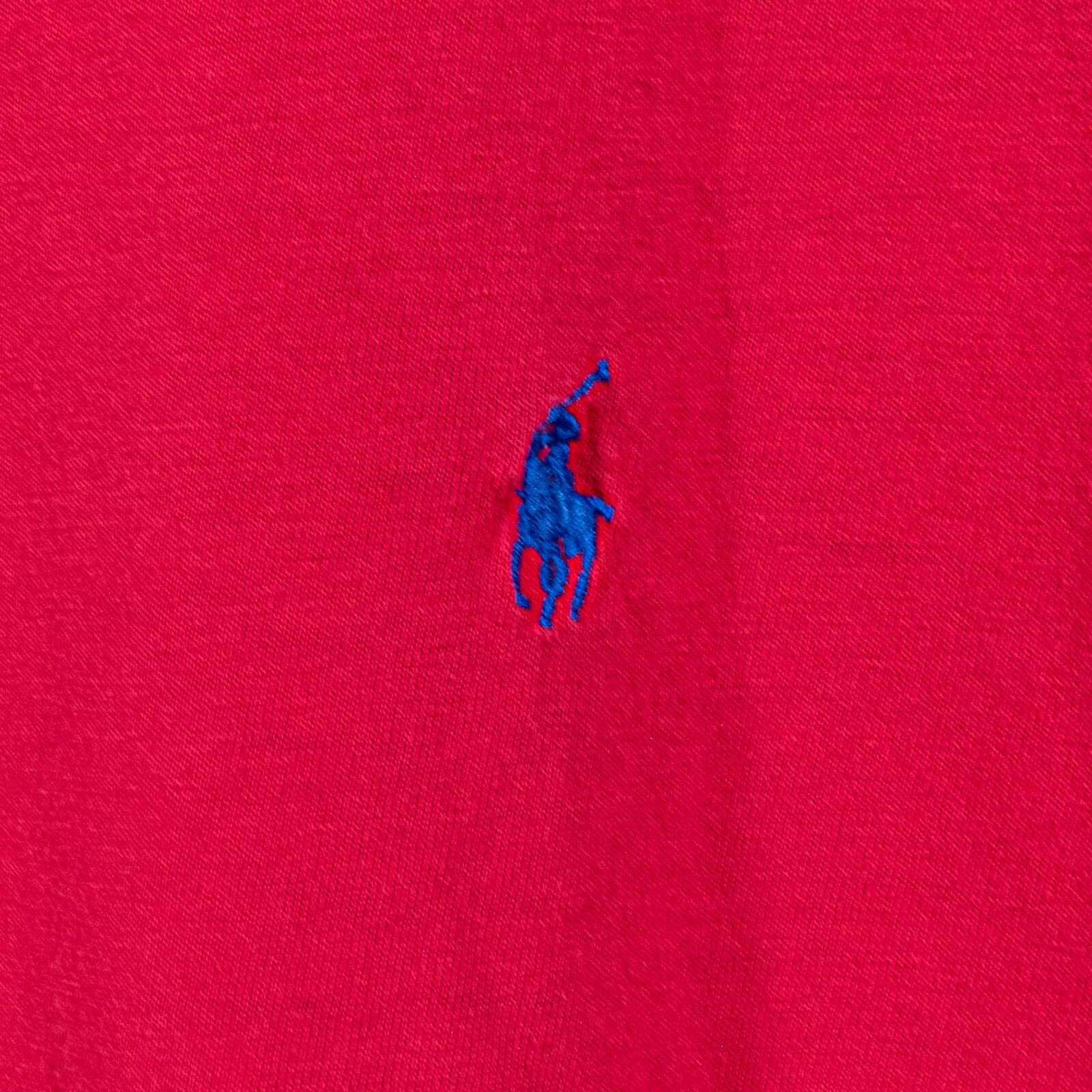 Polo Ralph Lauren pony sole sbiadito t shirt grande vintage anni 90 streetwear preppy