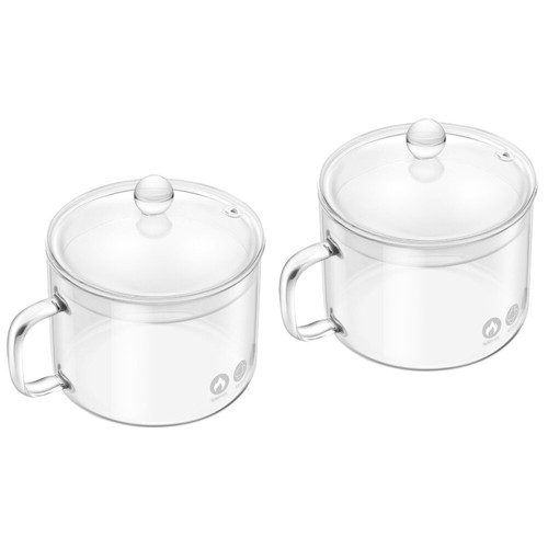 2 Pack Frühstücksschüsseln Mit Haferflocken Instant-Nudelschale Aus Glas Ramen
