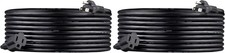 Amazon Basics 3-Prong Extension Cord 16AWG 13 Amps 125V 20 Foot Black 2-Pack