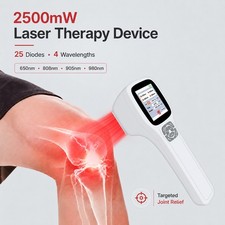 Touchscreen Laser Therapy Device 1-10000Hz Adjustable for Knee Joint Pain Relief