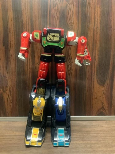 1994 Vintage Bandai MMPR Mighty Morphin Power Rangers Thunder Megazord Parts Lot