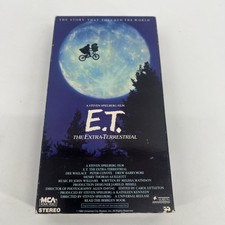 E.T. the Extra-Terrestrial VHS 1988 MCA w/ Green Gate G Condition