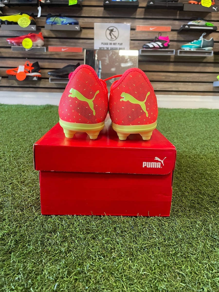 Puma Future Z 4.4 FG/AG Soccer Cleats SIze 10 - Orange/Yellow | eBay