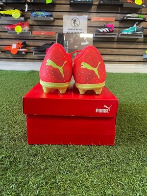 Puma Future Z 4.4 FG/AG Soccer Cleats SIze 10 - Orange/Yellow | eBay