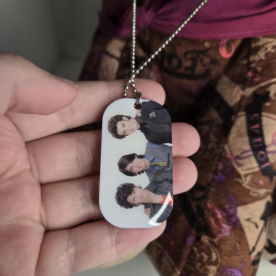 Collar de felpa con etiqueta de perro Jonas Brothers Build A Bear cachorro perro Foto 4 de 4