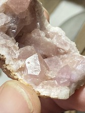 Rare géode améthyste rose d'Argentine