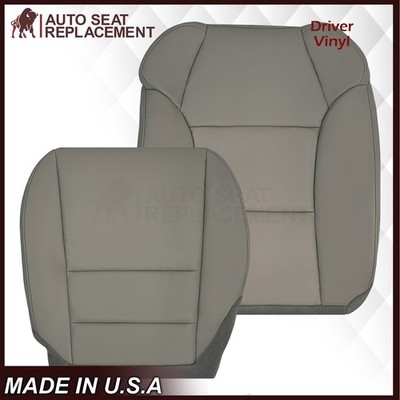 2007 - 2013 For Acura Left Bottom Top Syn.Leather Replacement Seat Cover In Gray