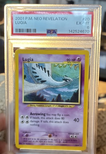 Lugia (Unlimited) graded PSA 6 for sale on eBay