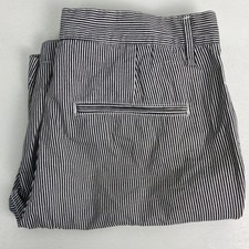 Gap Mens Black White Chino Stripes Pattern Shorts SIze 32 VGC SSC59GP3