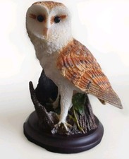 The BARN OWL  Country Bird Collection Sculpted By Andy Pearce Hand Painted VGC