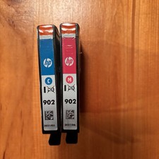 Hp 902 Cyan 2021/05 And Magenta 2021/06 Ink Cartridges