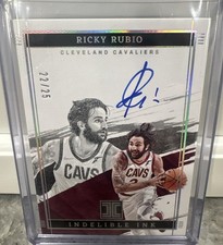 Ricky Rubio Auto 22/25 | 2021-22 Impeccable Indelible Ink | Cavaliers