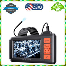DEPSTECH 5.5mm 1080P Endoscope Camera with 4.3" Screen, 16.5FT Cable, 32GB