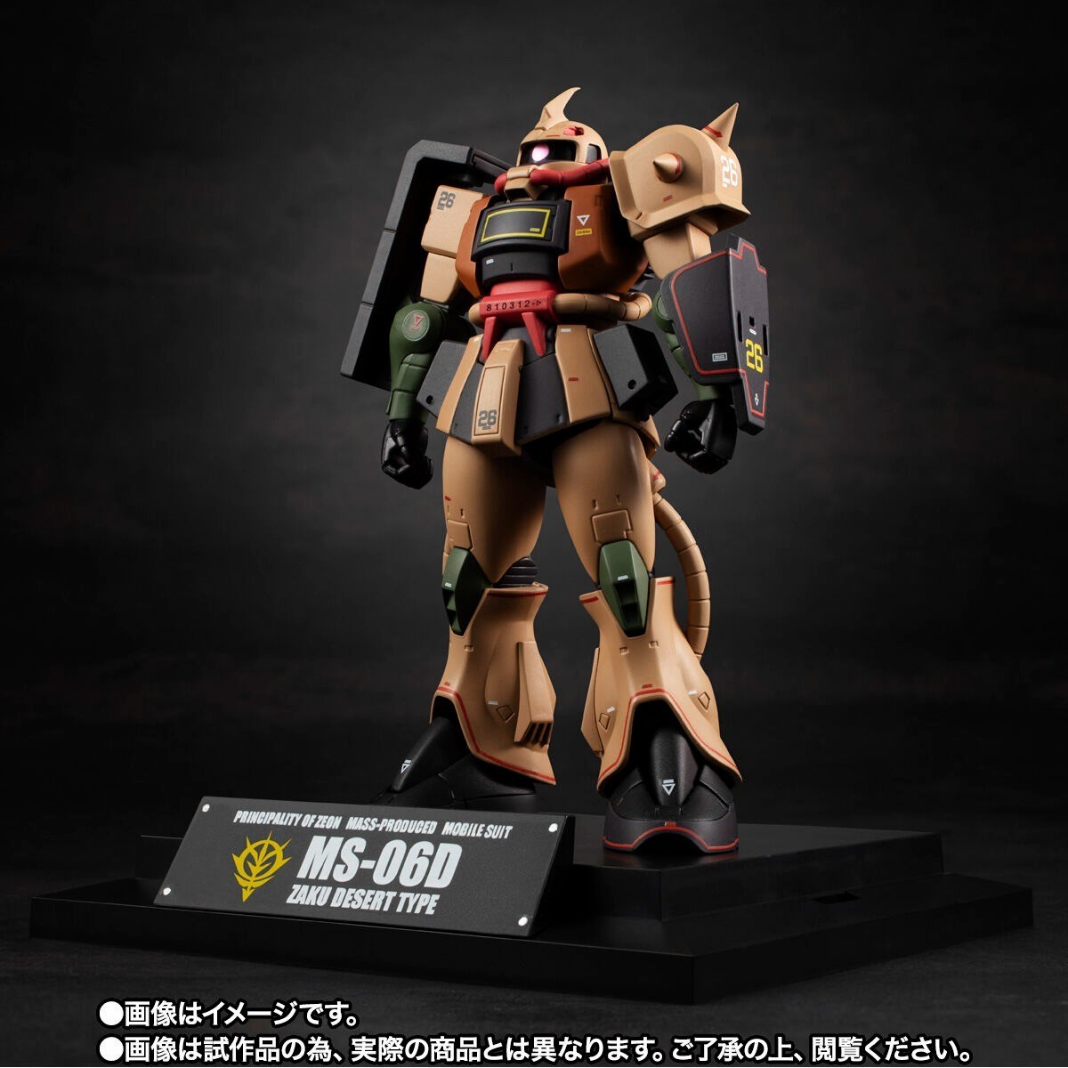 THE ROBOT SPIRITS SIDE MS MS 06D ZAKU DESERT TYPE ver. A.N.I.M.E.