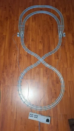 Vintage Lego Train Track Setup