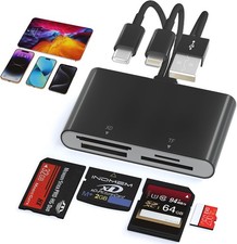 Memory Card Reader - 4 in 1 SD/MicroSD/MS/XD Card Reader Memory Stick Pro Duo Ad