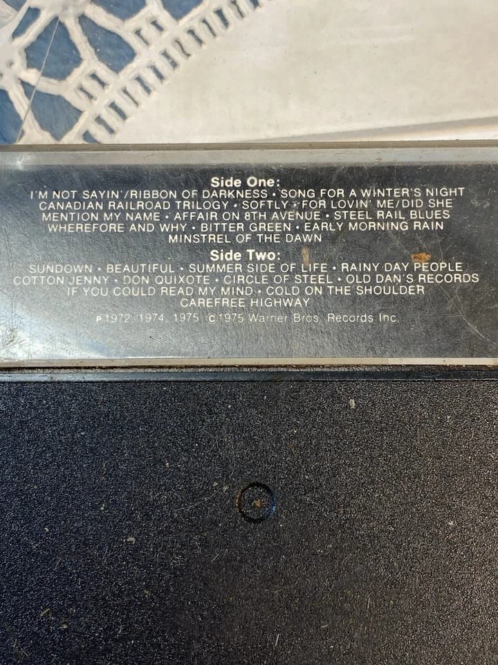 Cassette Tape-cassette tapes rock and roll Gordon Lightfoot Gords Gold  - Image 3 of 4